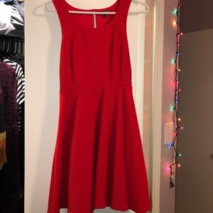 Red cocktail Express dress xs